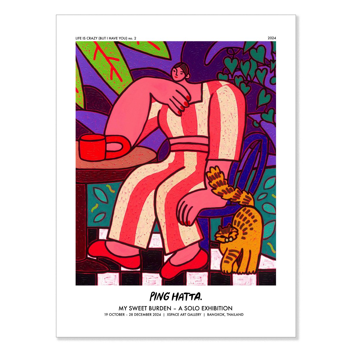 Shop Ping Hatta fashion illustration art prints, printable digital